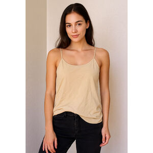 Women's Spaghetti Strap Cami – Neutral Layering Tank size: 12